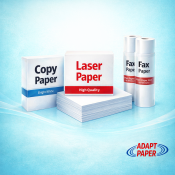 Case of 2000 large white 2-ply paper dinner serviettes with a 1/8 fold for wrapping restaurant cutlery