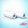 Case of 9 white 2-ply hygiene couch rolls measuring 50cm by 50m for medical and beauty beds