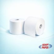 Case of AdaptaMatic 2-ply toilet rolls for drop-down twin dispensers