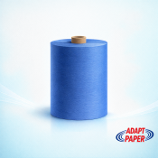 Single roll of 2-ply commercial blue hand towel for N-Motion dispensers