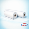 Two rolls of 10-inch white medical couch roll 2 ply for clinic and salon beds